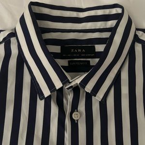Zara Striped Shirt Size L Used once